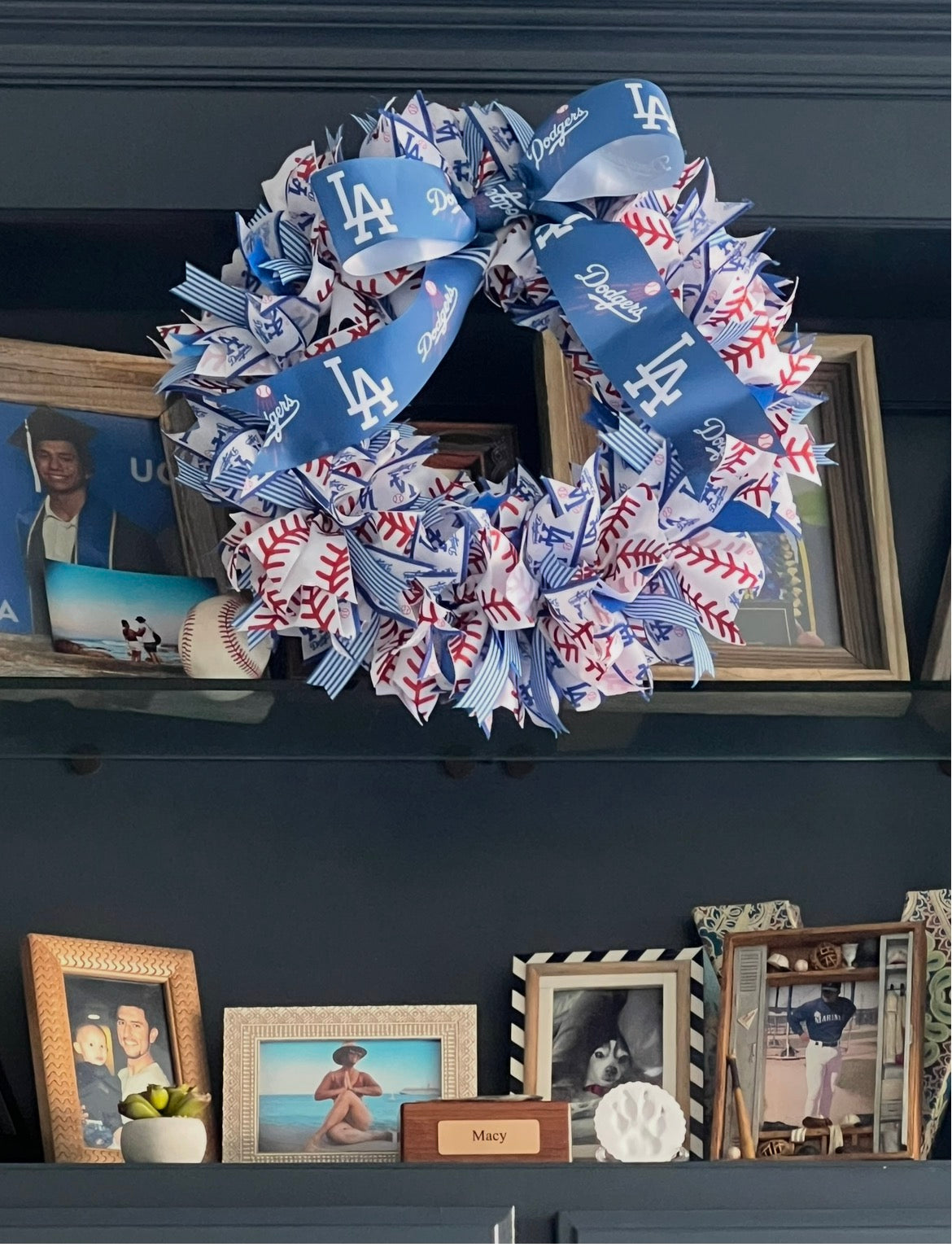 Los Angeles Dodgers Ribbon Wreath ⚾💙