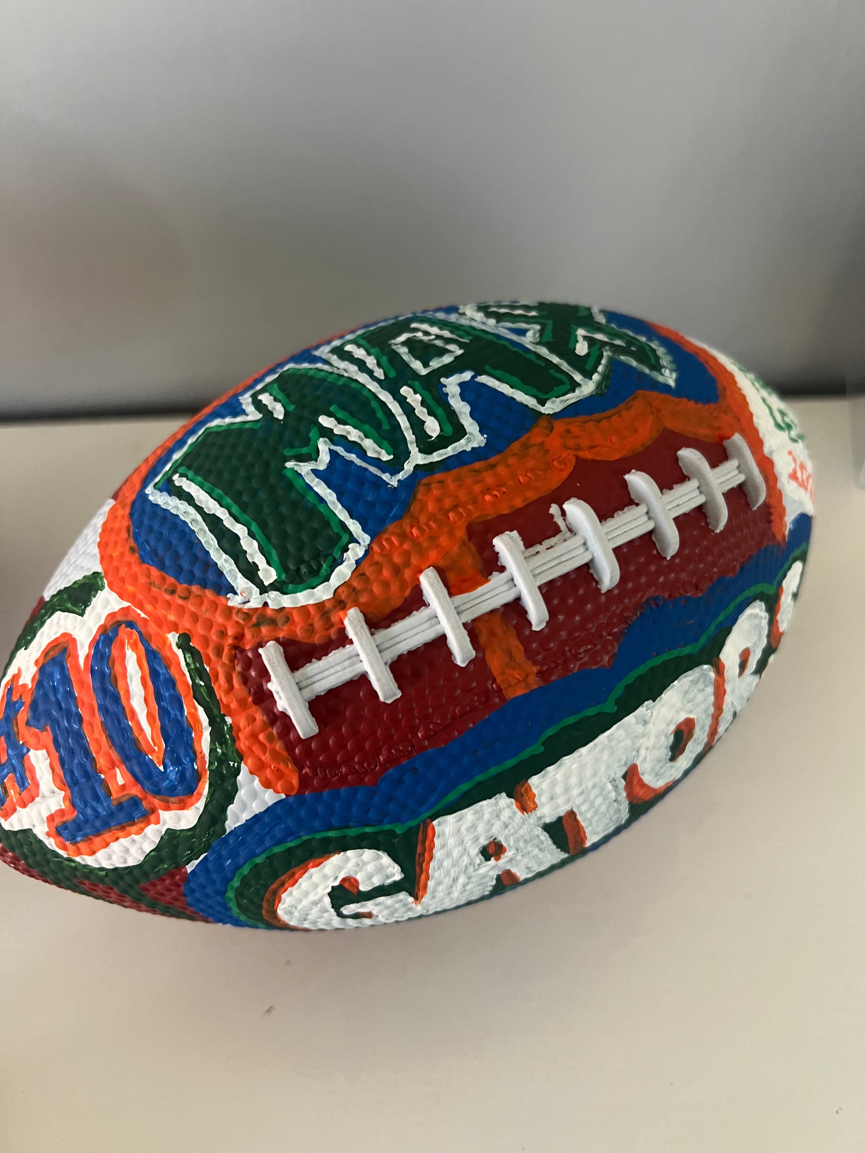 Custom Hand Painted Footballs