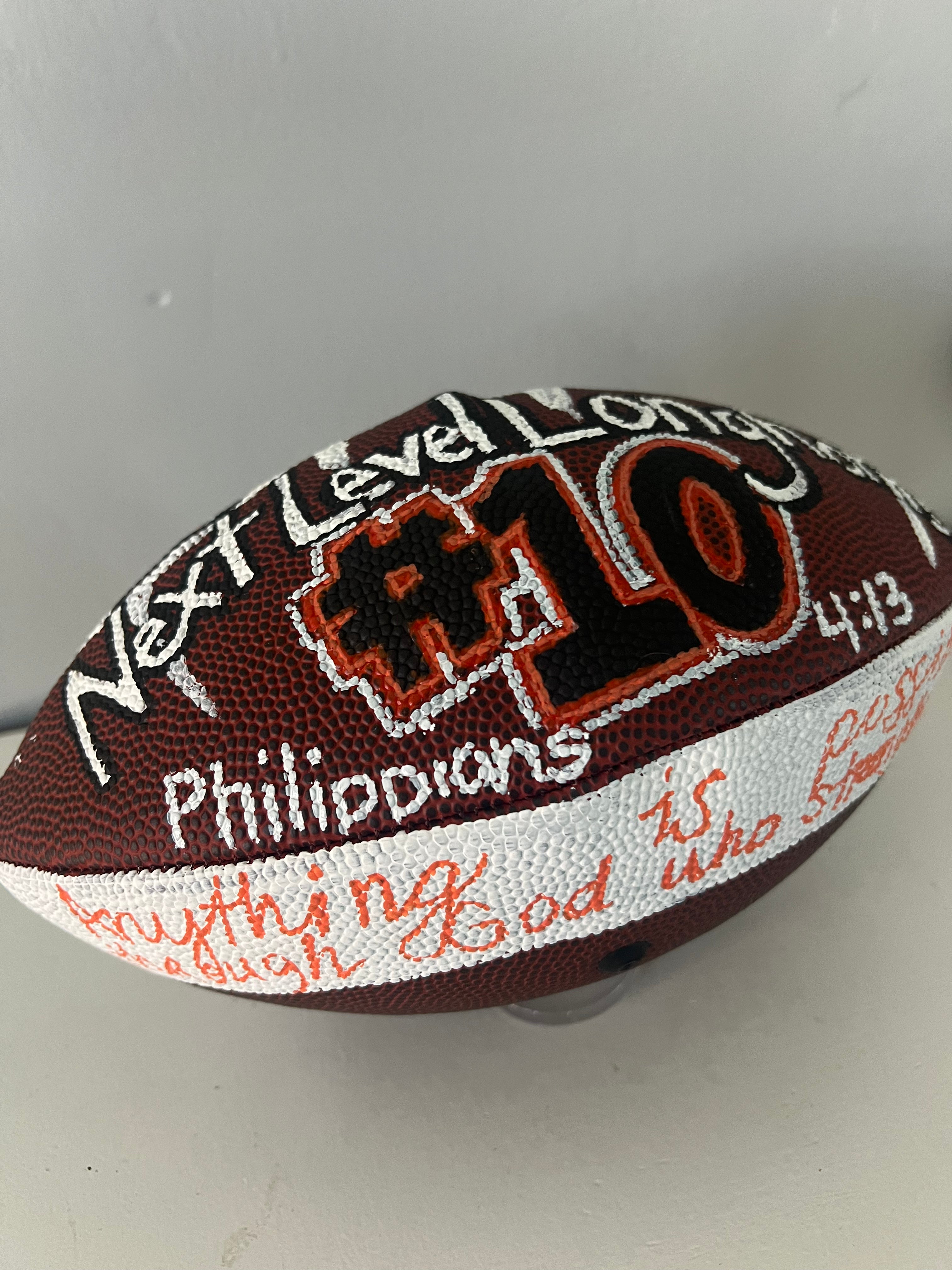 Custom Hand Painted Footballs
