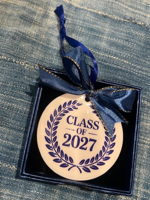 Custom St. John Bosco Graduation Christmas Ornament – Personalized Ceramic Keepsake