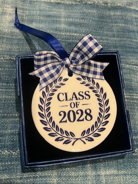 Custom St. John Bosco Graduation Christmas Ornament – Personalized Ceramic Keepsake