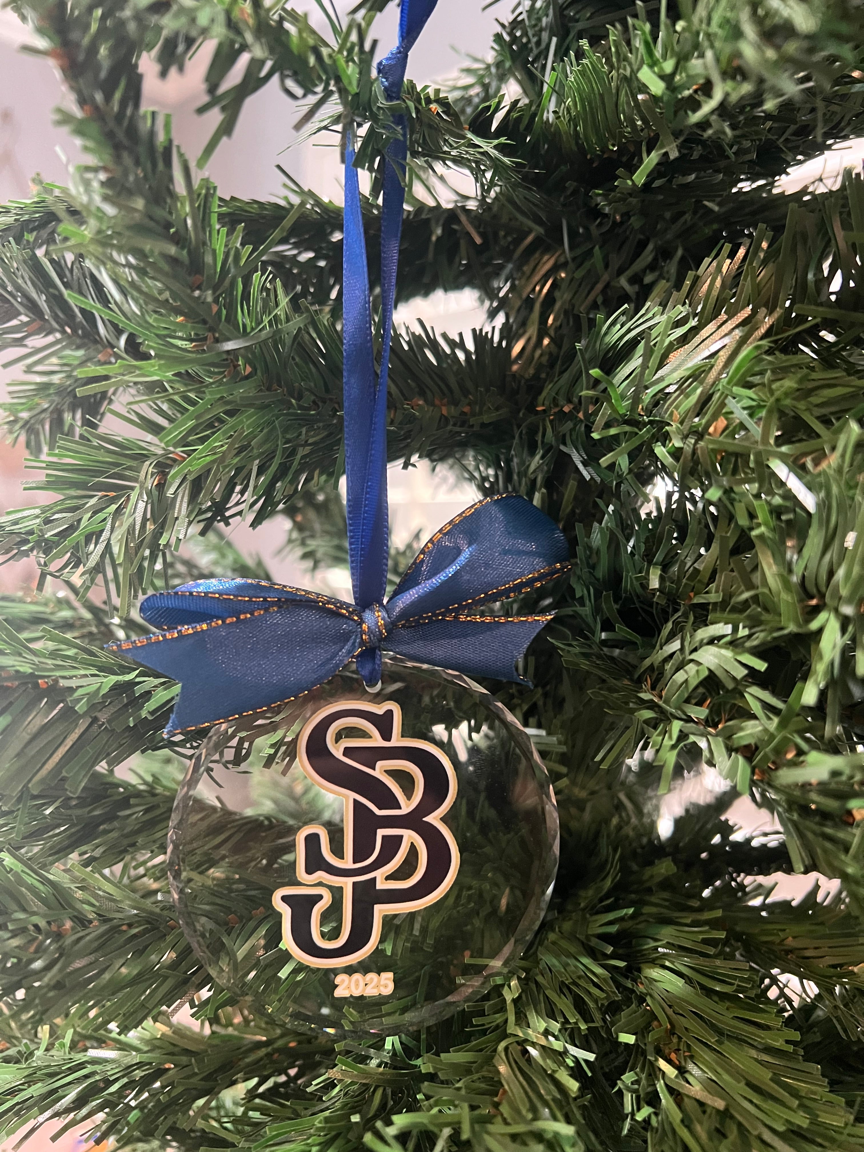 St. John Bosco - Clear Annual Crystal Pendant Ornament