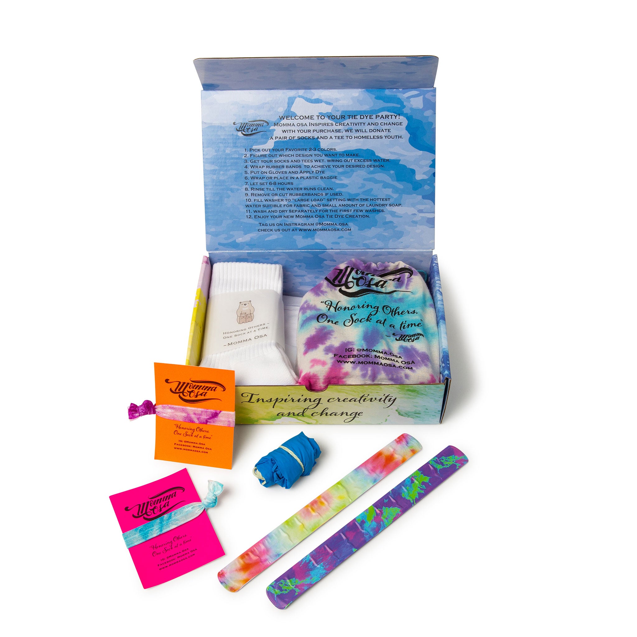 SUNSET COLLECTION                                  Tie Dye Activity Kit