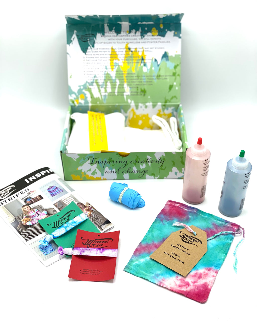 Peppermint Collection - 2 PC Pajama- Tie Dye Activity Kit