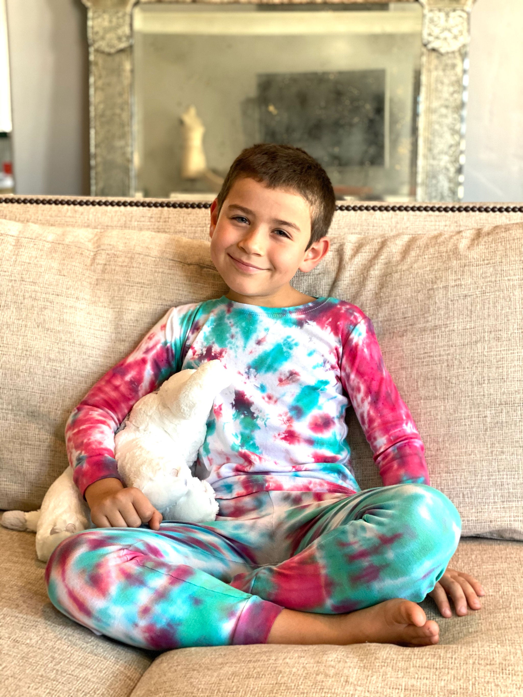 Peppermint Collection - 2 PC Pajama- Tie Dye Activity Kit